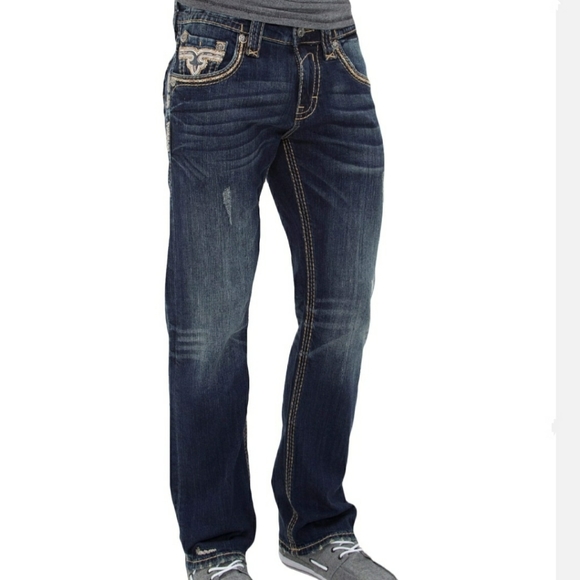 Rock Revival Other - Rock Revival Mens Straight Moscow Denim Jean 28